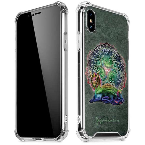 Celtic Dragon by Brigid Ashwood iPhone XS Max Clear Case